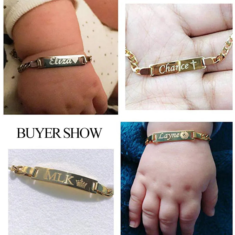 Baby Armkette, gold und silber